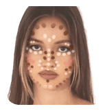 dot contour on TikTok